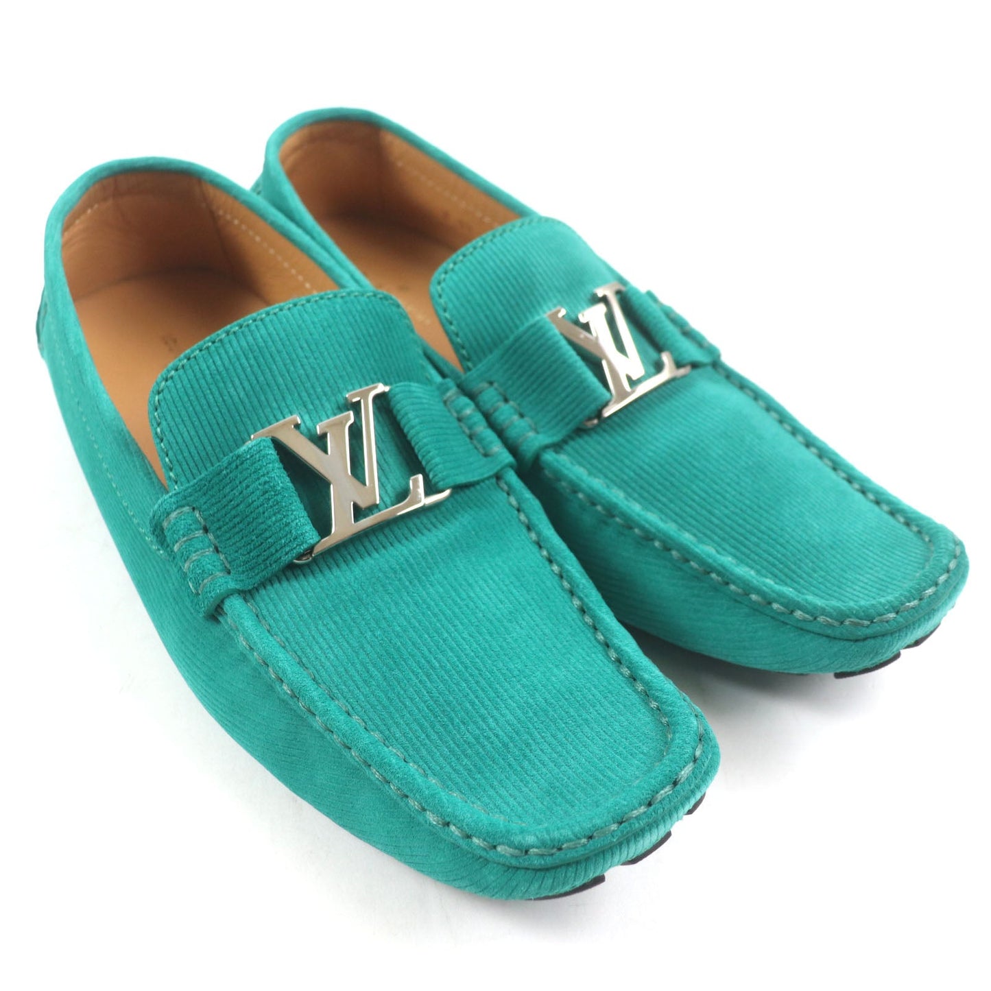 Louis Vuitton Monte Carlo Suede Driving Shoes