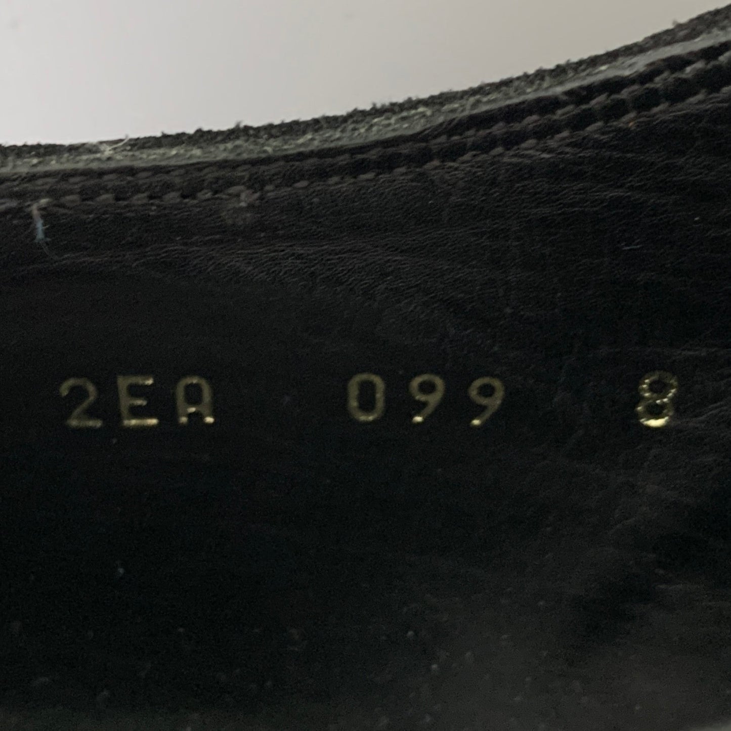 PRADA Size 8 Black Suede Pointed Toe Lace-Up Shoes