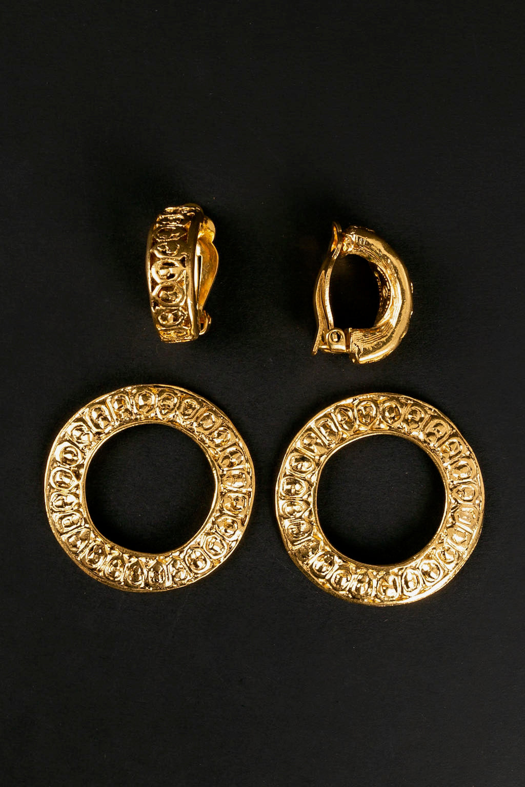 Créoles dorées Chanel