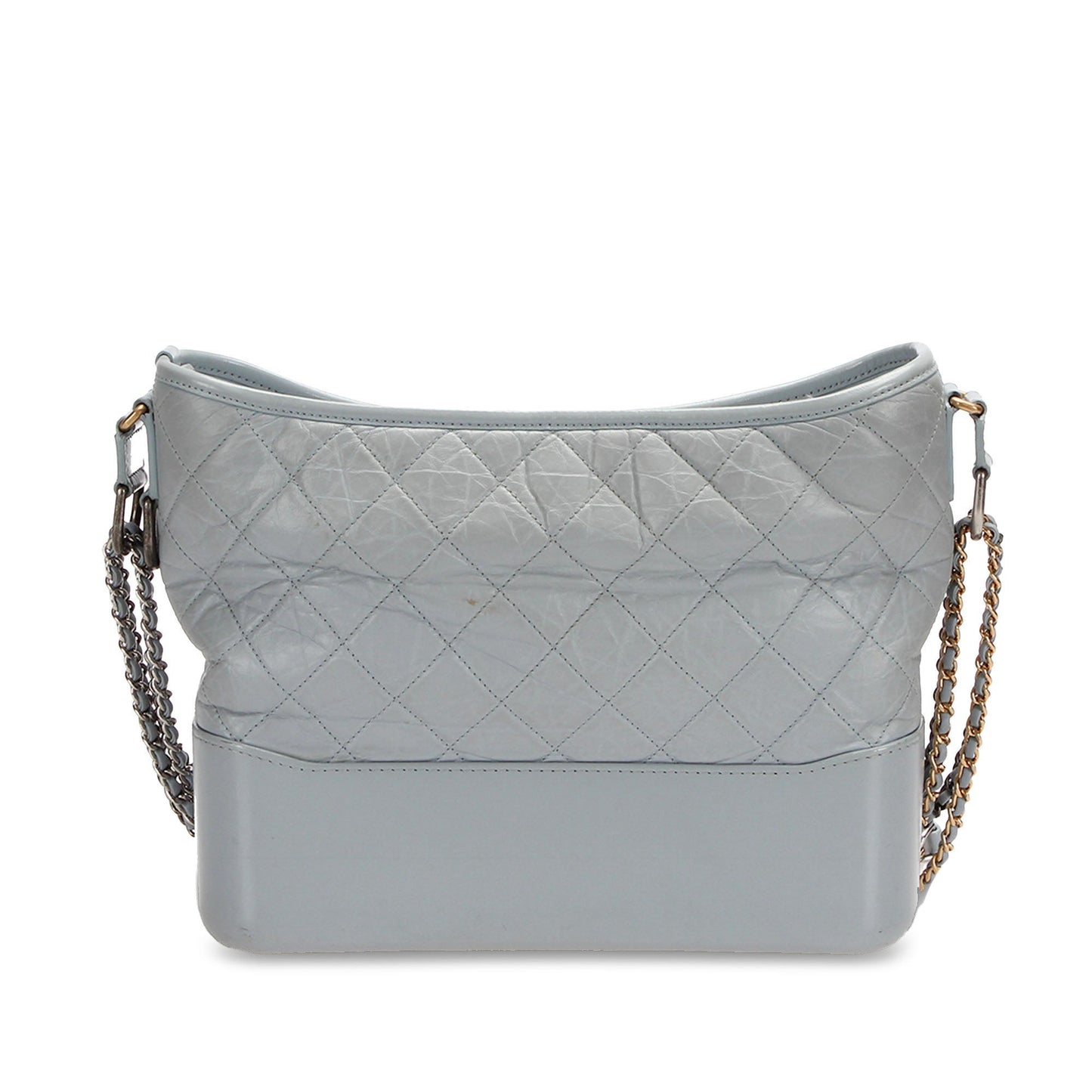 Gray Chanel Medium Gabrielle Leather Shoulder Bag