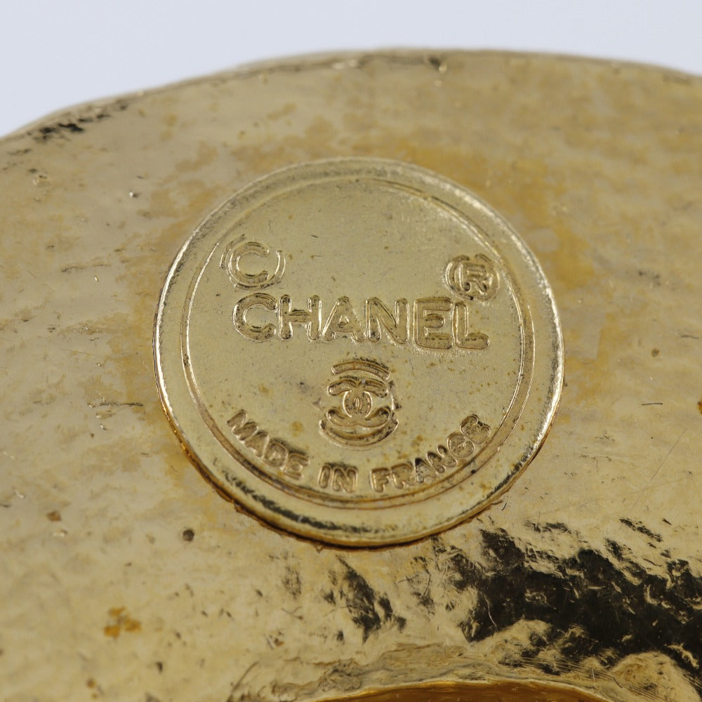 Chanel Broche Gold Gold Plated Brooch Jewelry ()