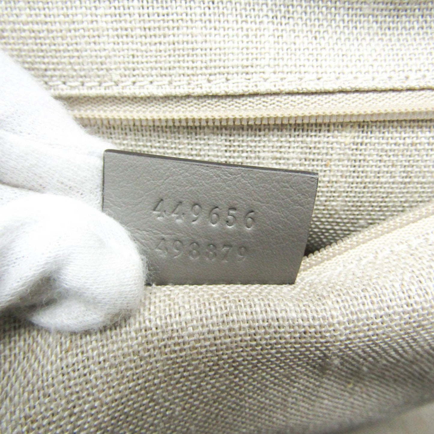 Gucci Micro Guccissima Grey Leather Handbag ()