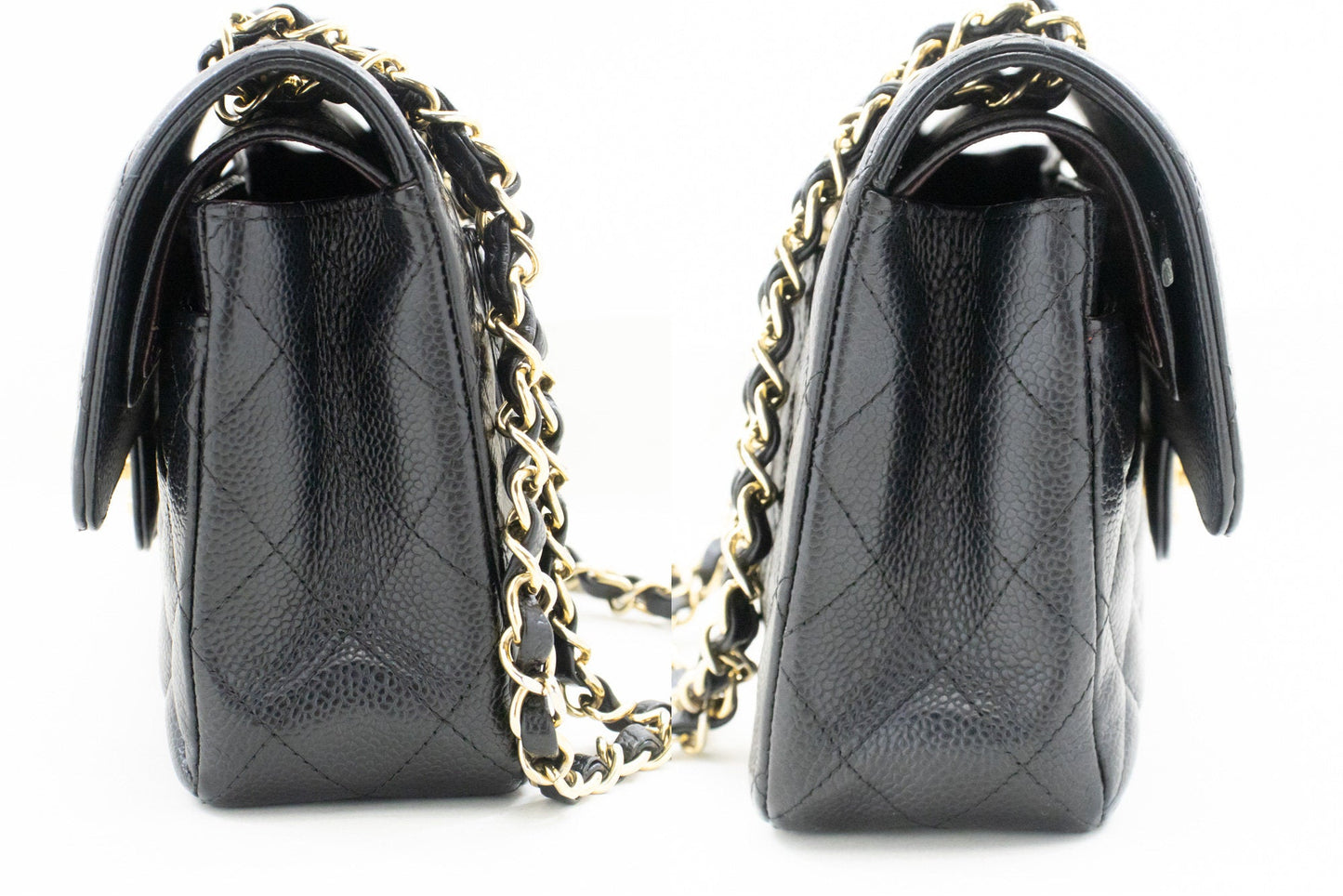 Chanel Black Leather Shoulder Bag ()