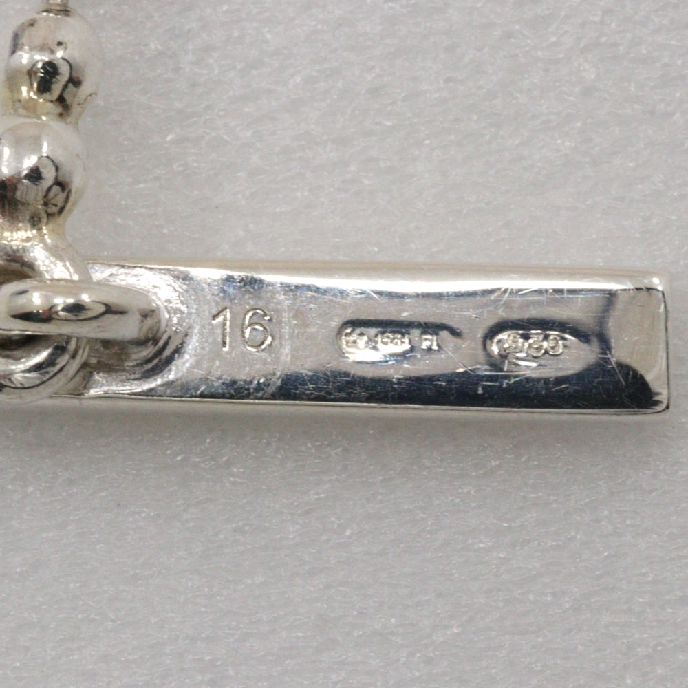 Gucci Interlocking G Silver Leather Bracelet Jewelry ()