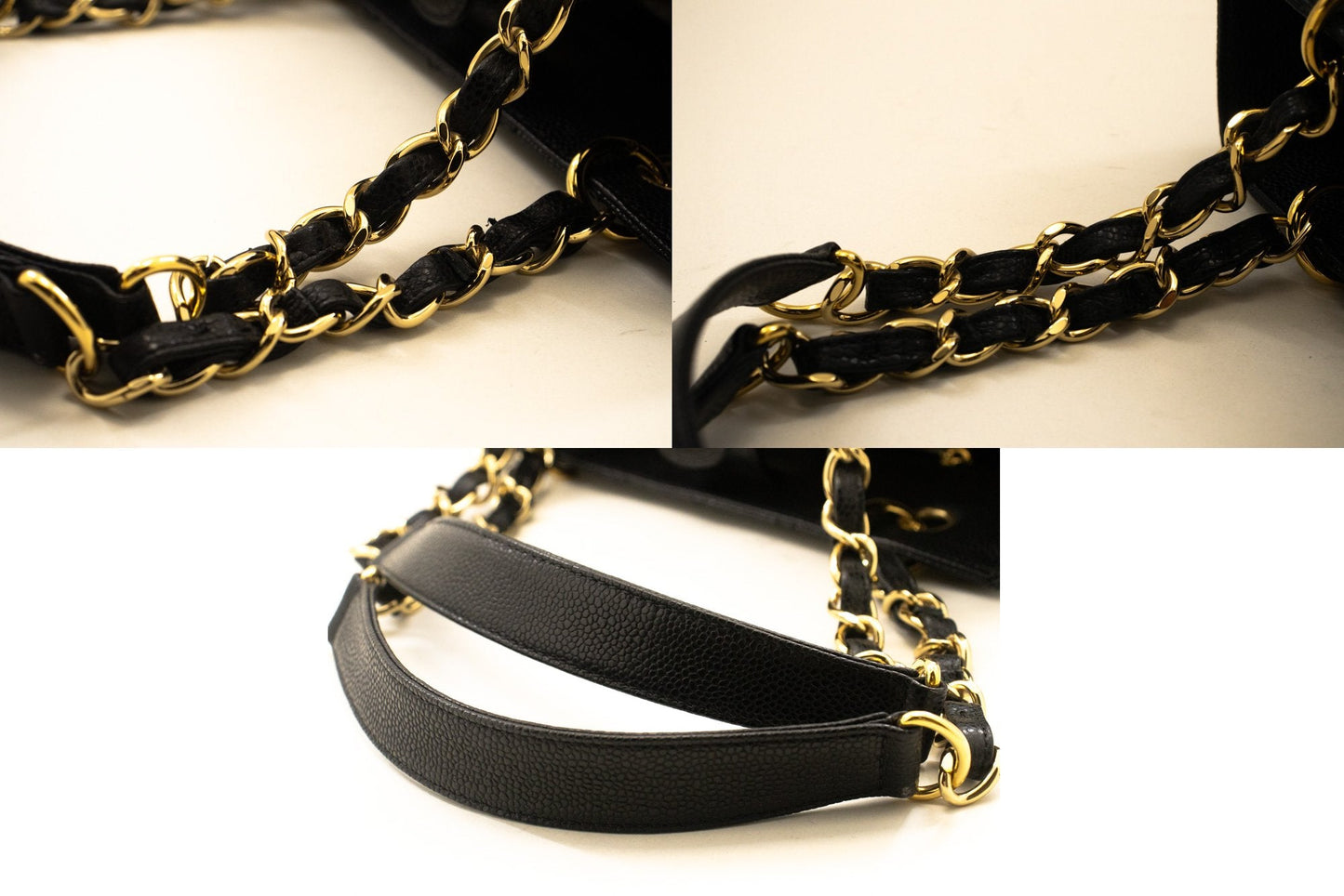 Chanel Black Leather Shoulder Bag ()