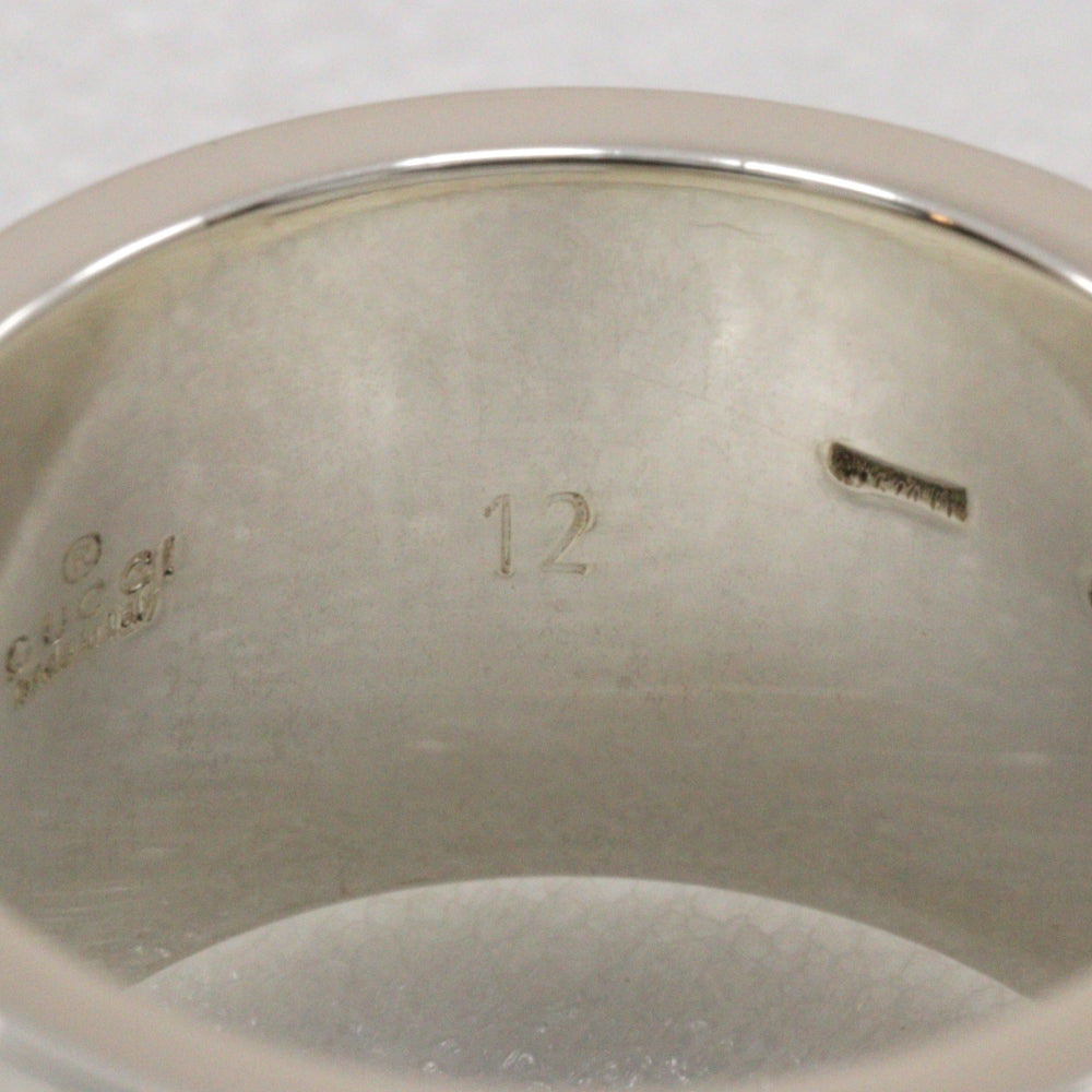 Gucci Logo G Silver Silver Ring Jewelry ()