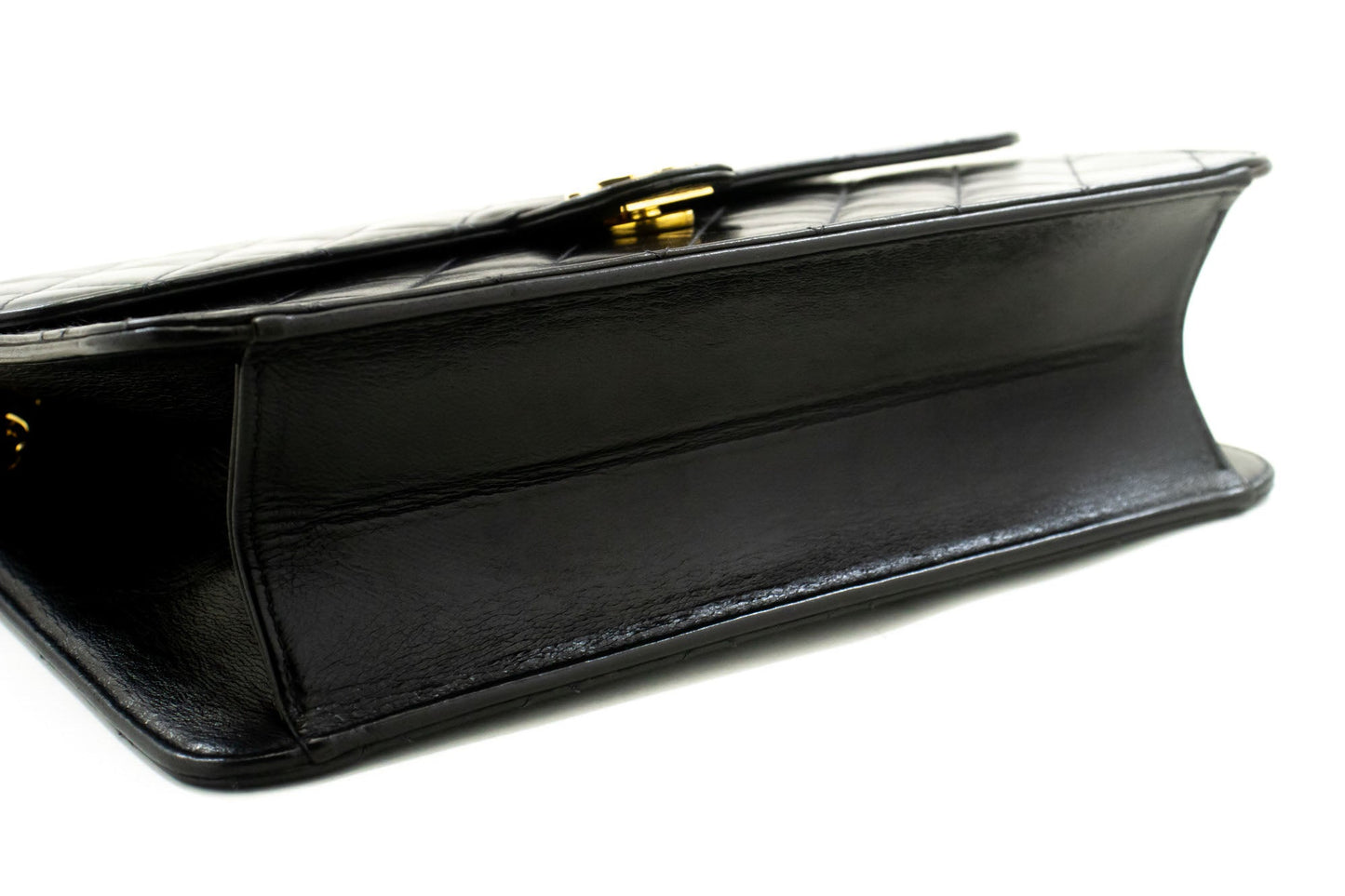 Chanel Black Leather Shoulder Bag ()