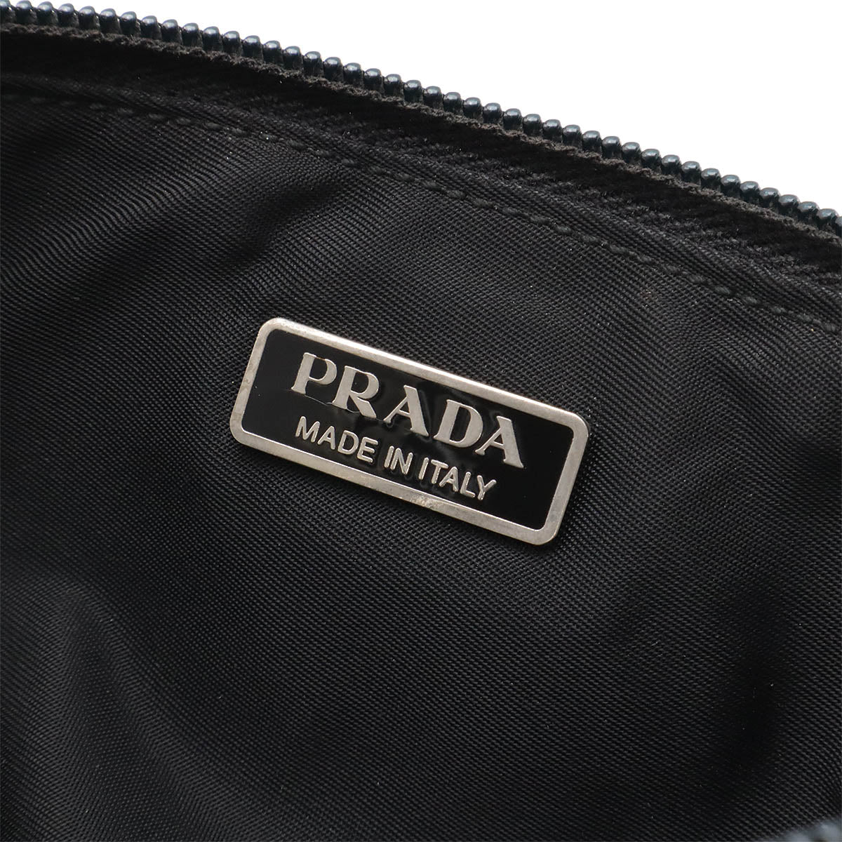 Prada Nylon Accessory Pouch Clutch Bag
