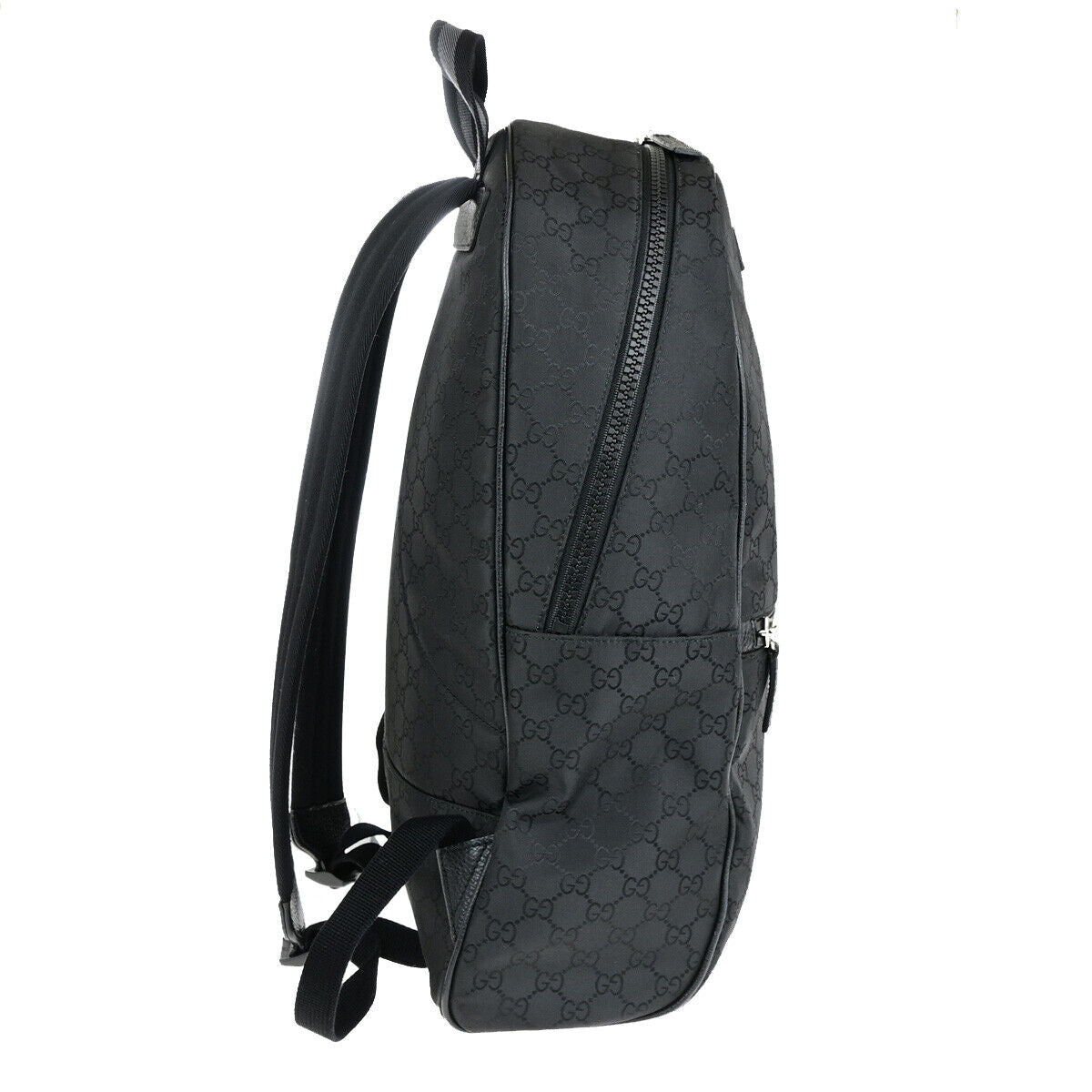 Gucci Sherry Black Synthetic Backpack Bag ()