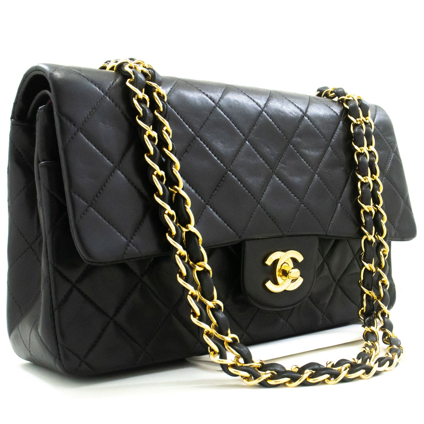 Chanel Black Leather Shoulder Bag ()