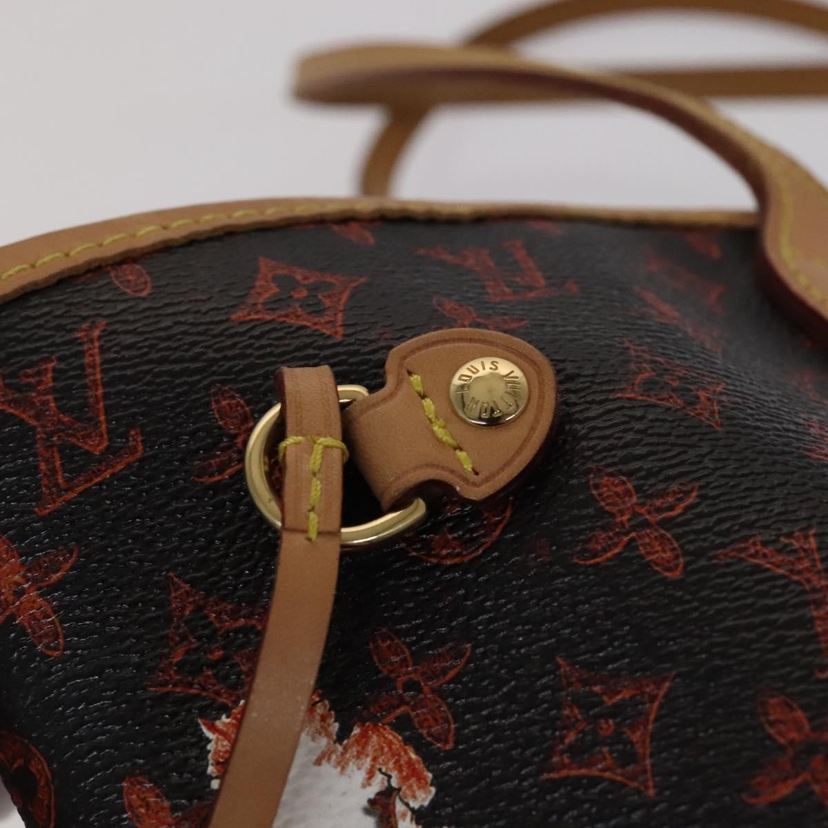 Louis Vuitton Neverfull Mm Black Canvas Tote Bag ()