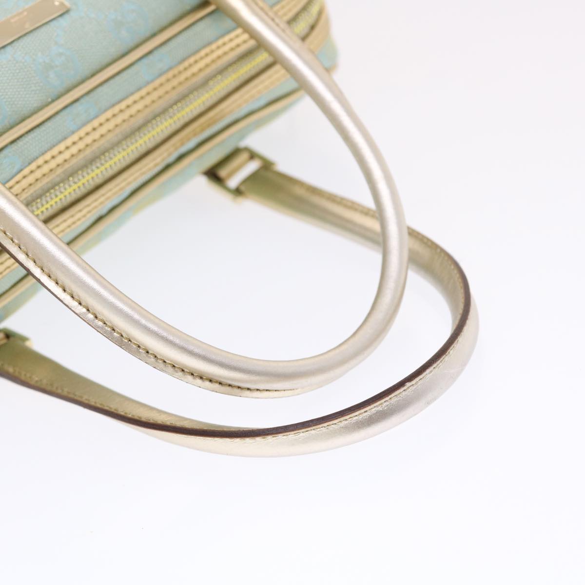 Gucci -- Blue Canvas Handbag ()