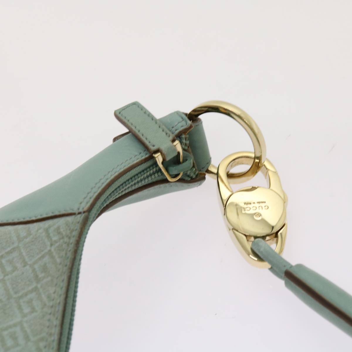 Gucci Hobo Blue Canvas Shoulder Bag ()
