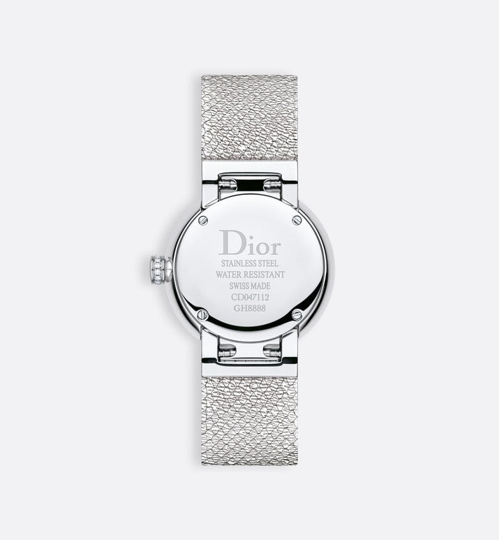 La D de Dior Satine • Ø 25 mm, Quartz Movement