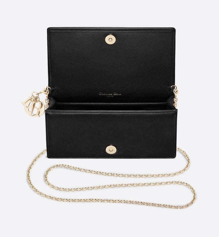 Lady Dior Pouch • Black Cannage Lambskin