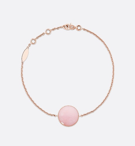 Rose des Vents Bracelet • Rose Gold, Diamond and Pink Opal