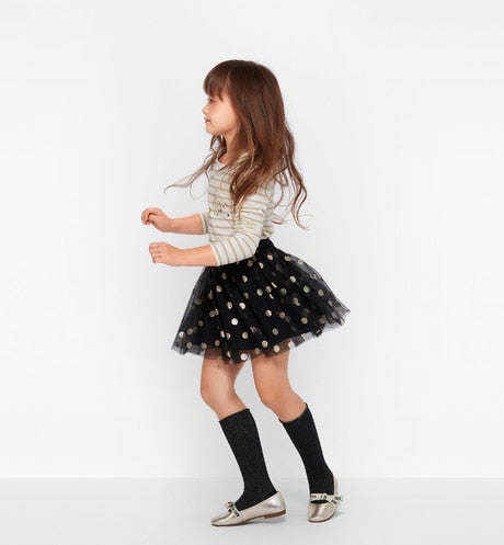 Ballerina Flat • Metallic Gold Lambskin