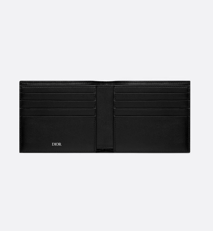 Wallet • Beige and Black Dior Oblique Jacquard