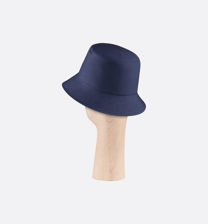 Teddy D Dior Oblique Small Brim Bucket Hat • Blue Cotton