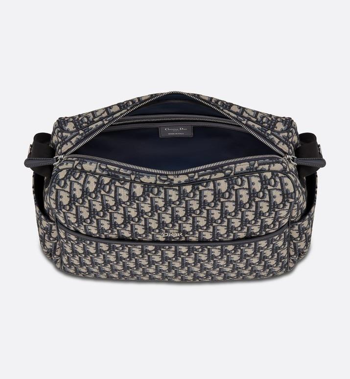 Changing Bag • Blue Dior Oblique Canvas