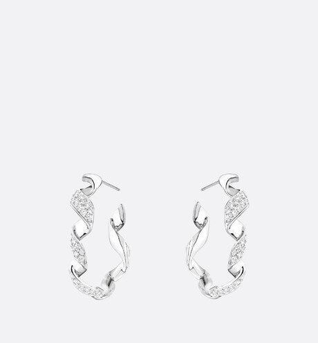 Couture Dior Earrings • White Gold and Diamonds
