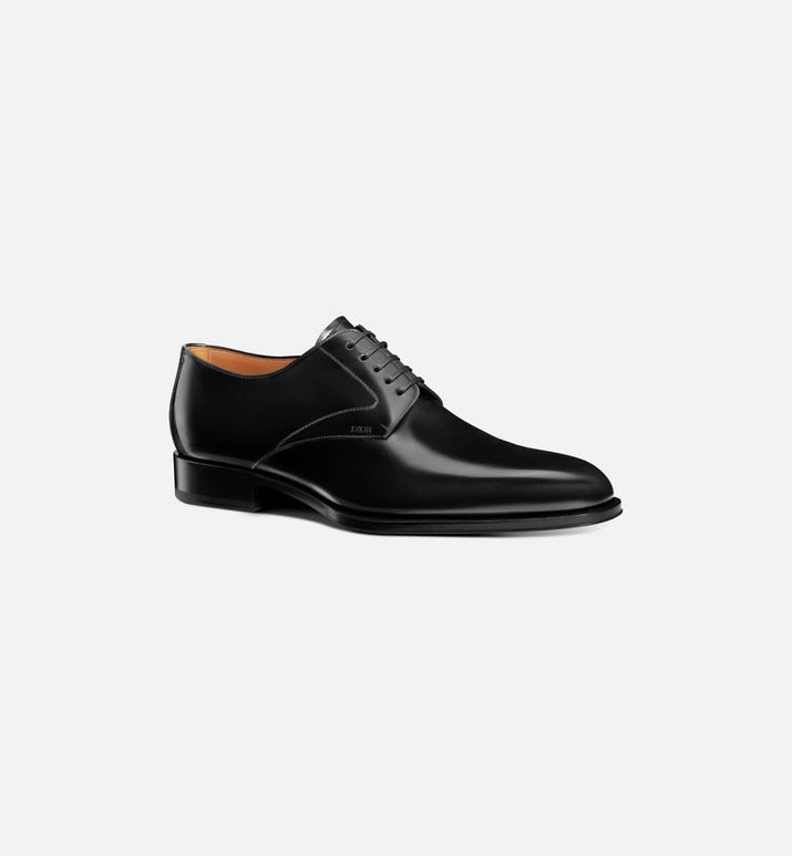 Dior Timeless Derby Shoe • Black Polished Calfskin