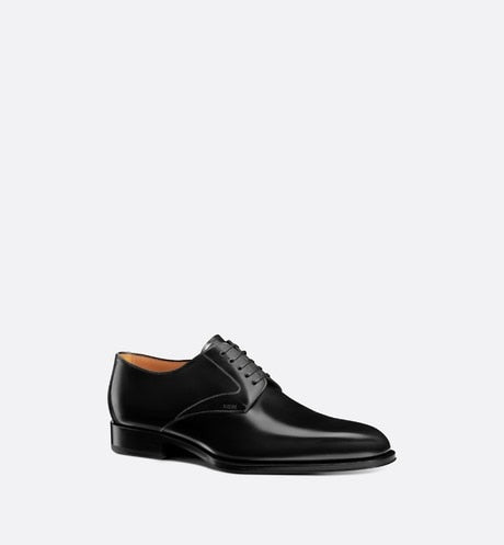 Dior Timeless Derby Shoe • Black Polished Calfskin