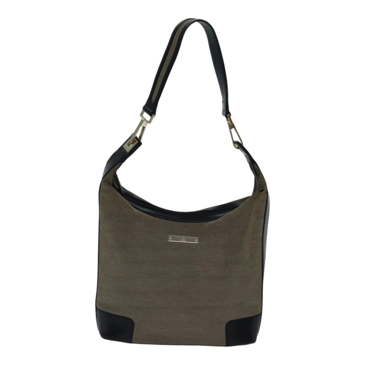 Gucci Jackie Beige Canvas Shoulder Bag ()