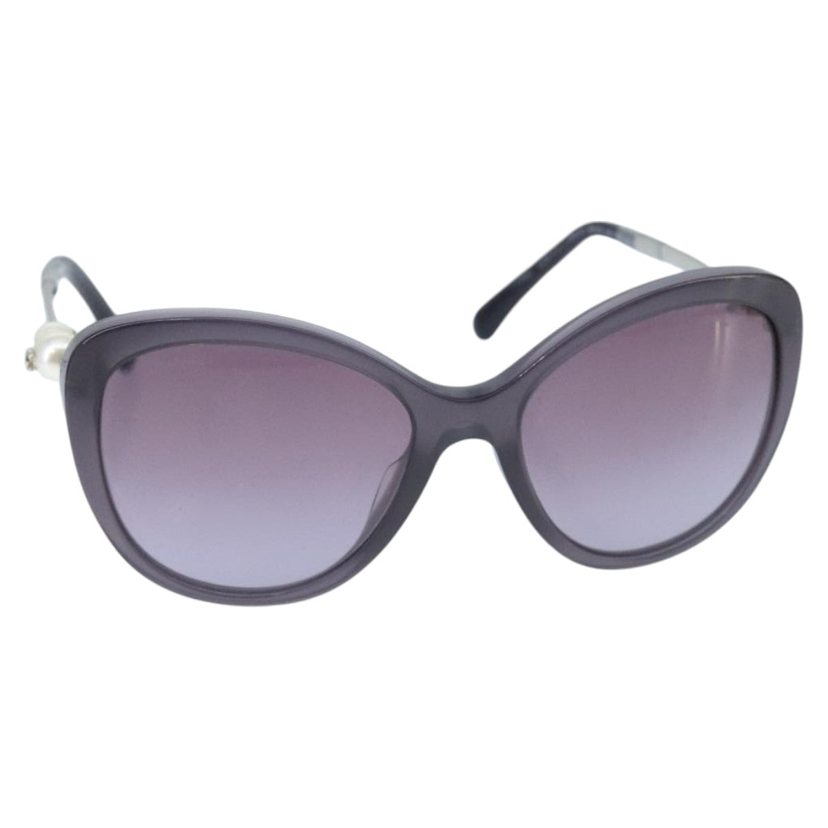 Chanel Purple Plastic Glasses ()