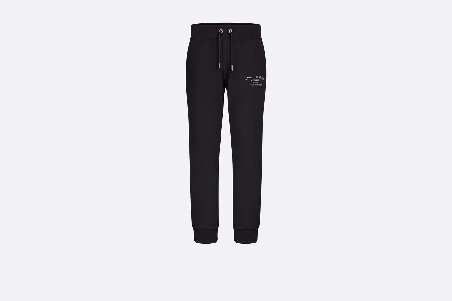 'Christian Dior Atelier' Track Pants • Black Cotton Fleece