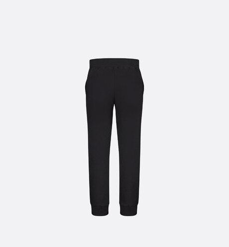 'Christian Dior Atelier' Track Pants • Black Cotton Fleece