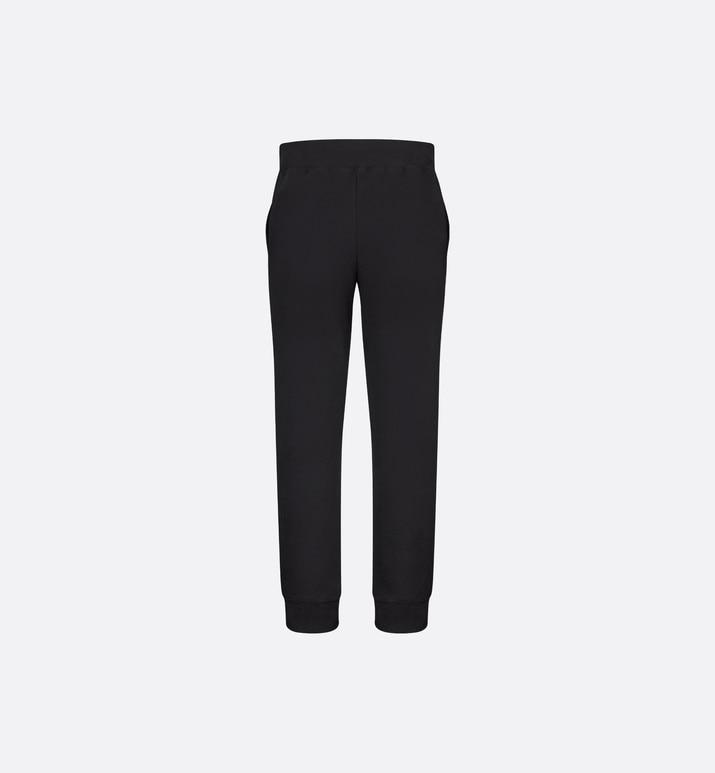 'Christian Dior Atelier' Track Pants • Black Cotton Fleece