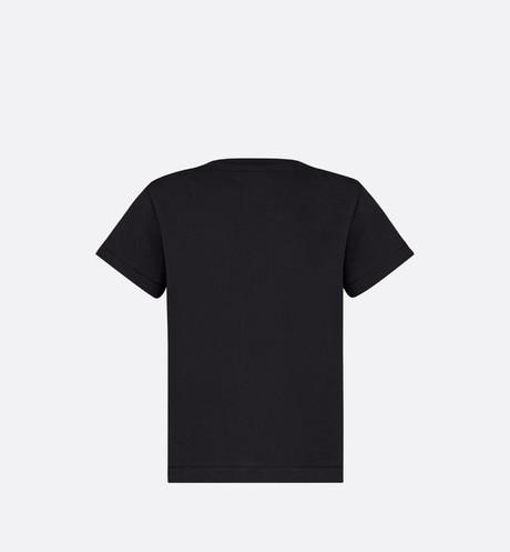 'Christian Dior Atelier' T-Shirt • Black Cotton Jersey