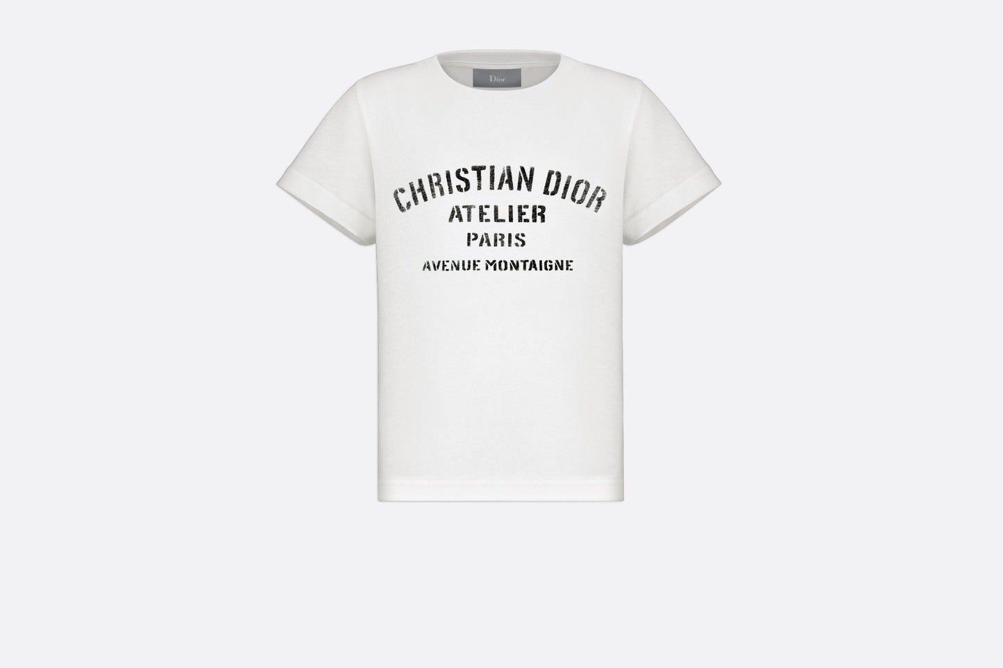 'Christian Dior Atelier' T-Shirt • White Cotton Jersey