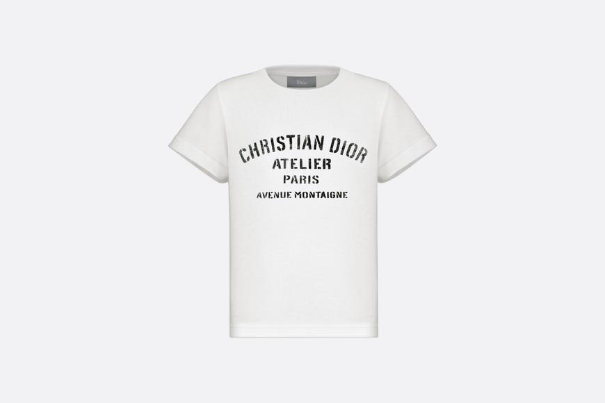 'Christian Dior Atelier' T-Shirt • White Cotton Jersey
