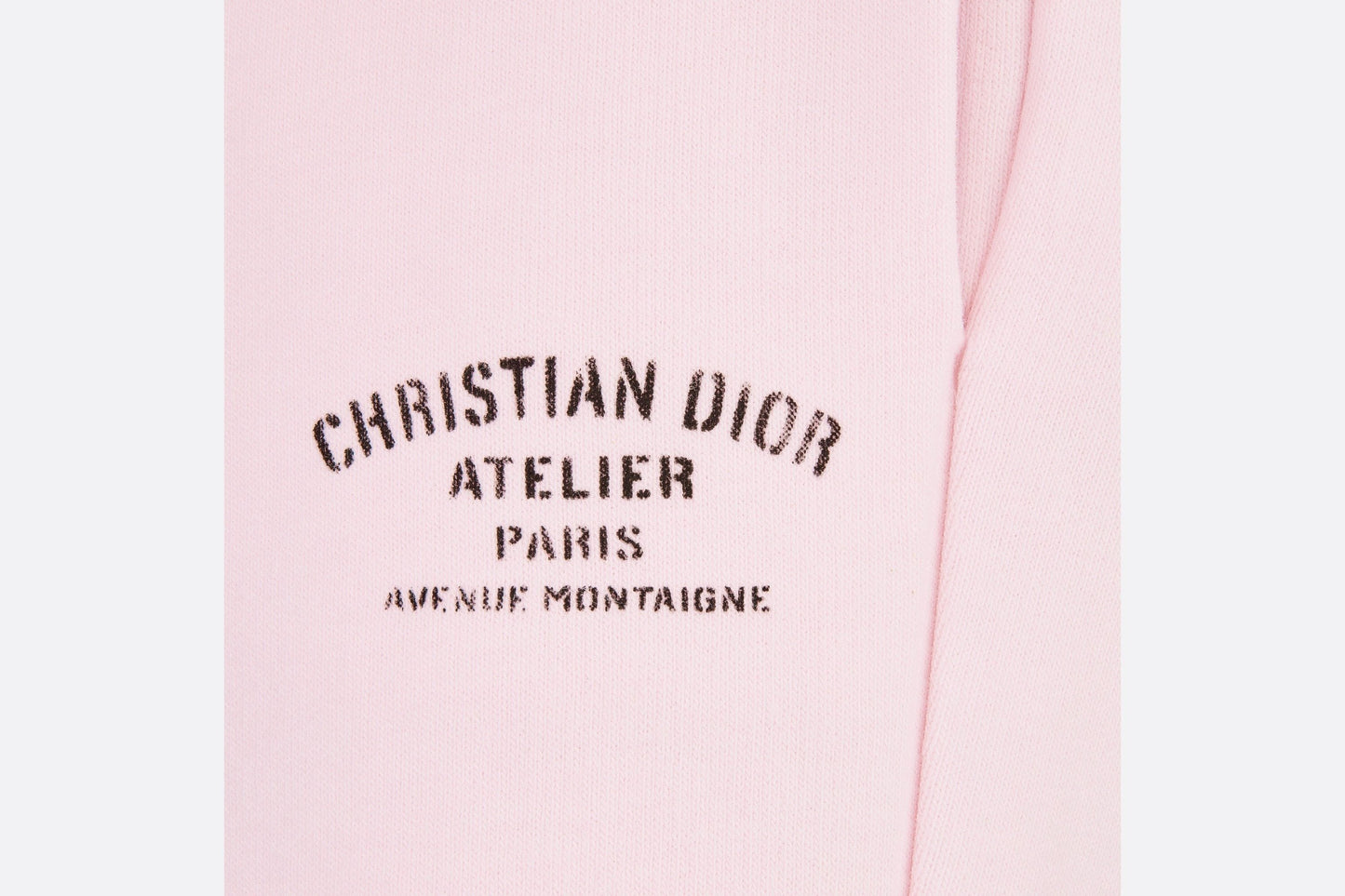 'Christian Dior Atelier' Track Pants • Pale Pink Cotton Fleece