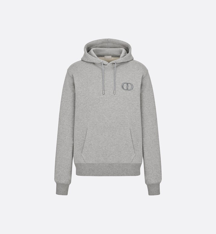 'CD Icon' Hooded Sweatshirt • Gray Cotton Fleece