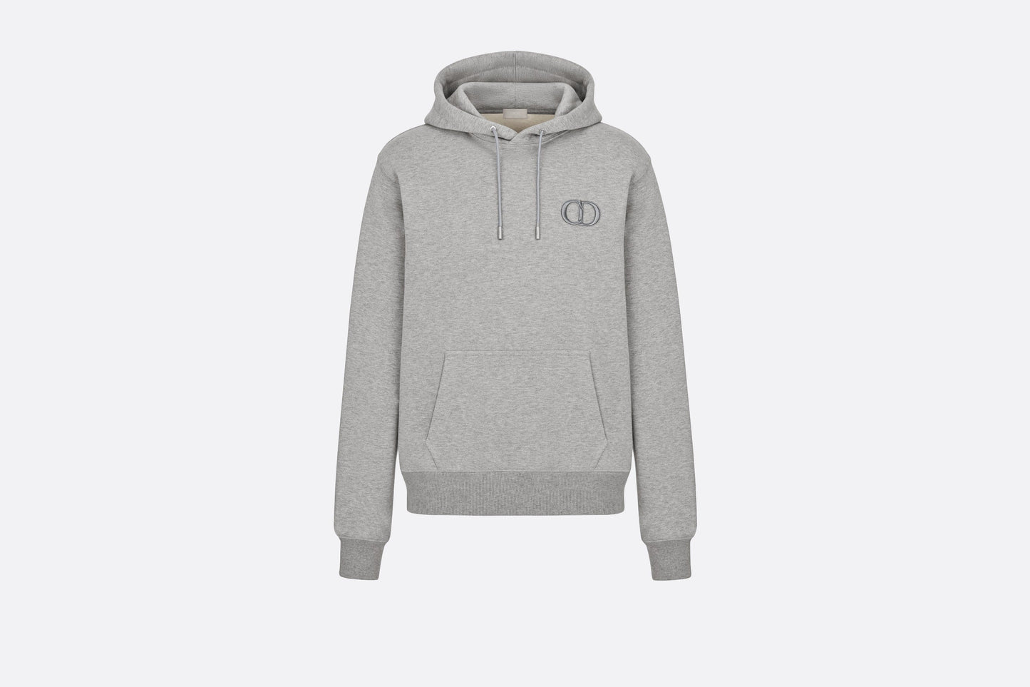 'CD Icon' Hooded Sweatshirt • Gray Cotton Fleece