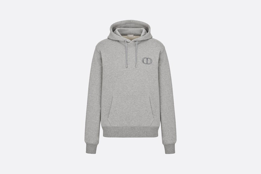 'CD Icon' Hooded Sweatshirt • Gray Cotton Fleece
