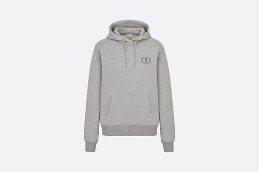 'CD Icon' Hooded Sweatshirt • Gray Cotton Fleece