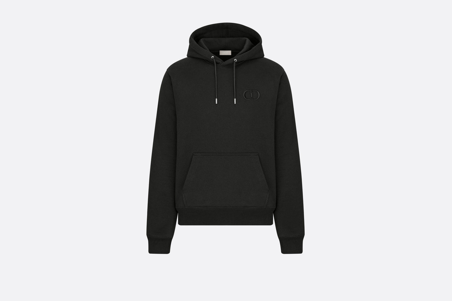 'CD Icon' Hooded Sweatshirt • Black Cotton Fleece