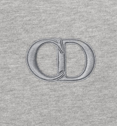 'CD Icon' Hooded Sweatshirt • Gray Cotton Fleece
