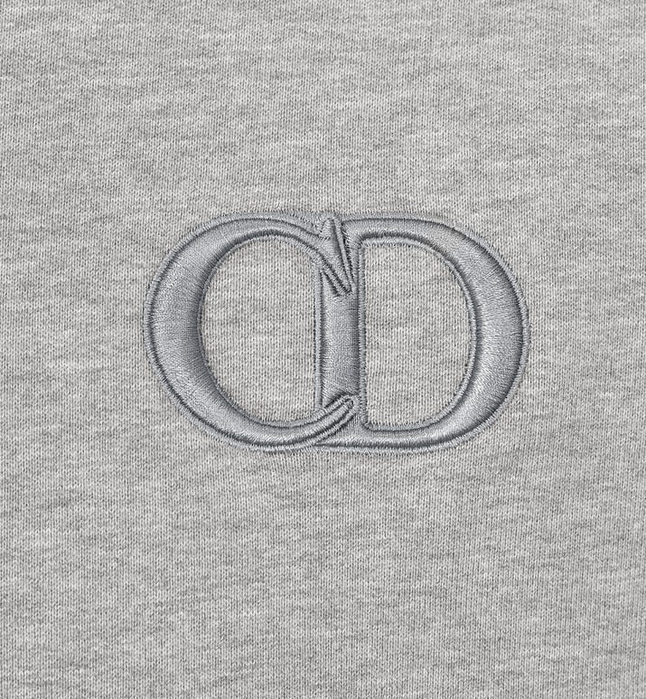 'CD Icon' Hooded Sweatshirt • Gray Cotton Fleece