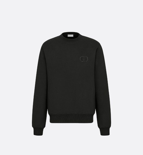 'CD Icon' Sweatshirt • Black Cotton Fleece