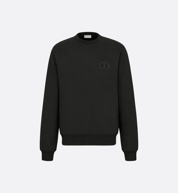 'CD Icon' Sweatshirt • Black Cotton Fleece