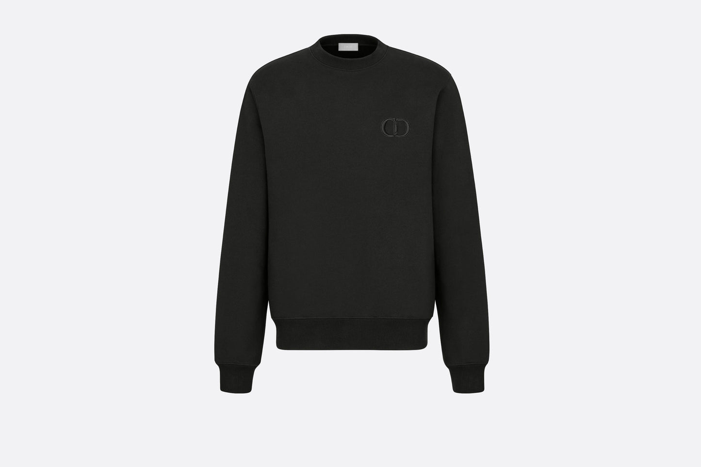 'CD Icon' Sweatshirt • Black Cotton Fleece