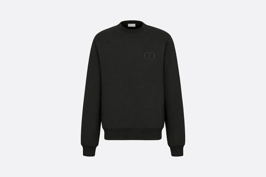 'CD Icon' Sweatshirt • Black Cotton Fleece
