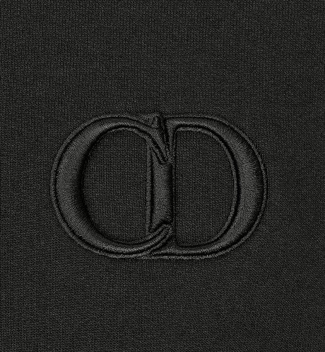 'CD Icon' Sweatshirt • Black Cotton Fleece
