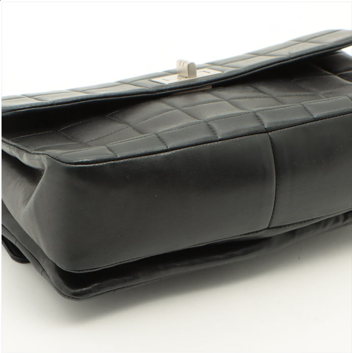 Chanel Brown Canvas 2.55 shoulder bag