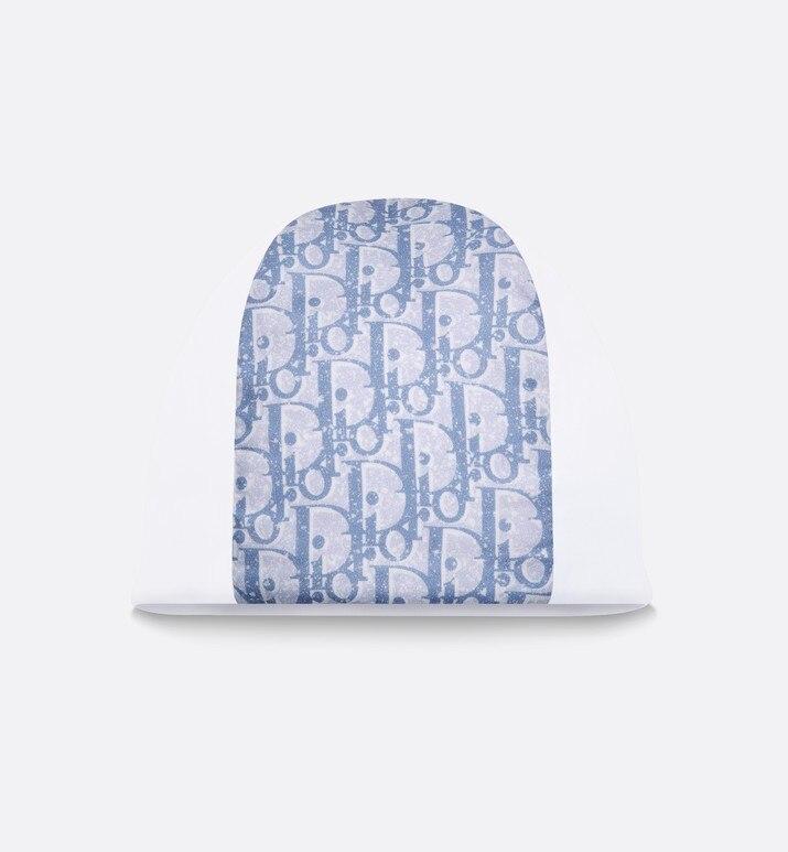 Newborn Gift Set • White Cotton Interlock and Dior Oblique Cotton Satin